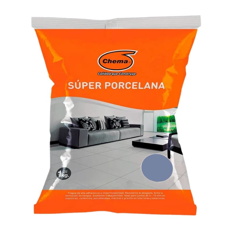 PORCELANA AZUL ACERO 1 KG CHEMA