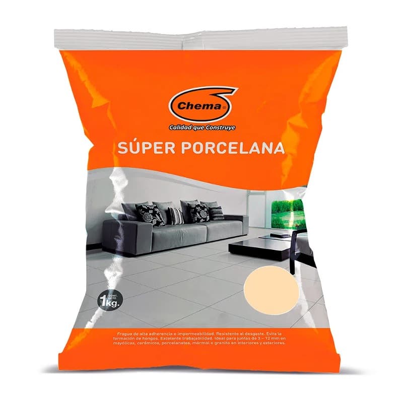 PORCELANA BEIGE 1 KG CHEMA