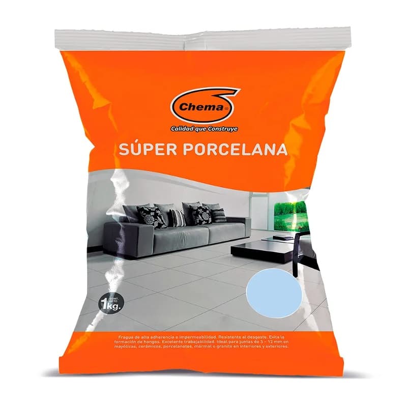 PORCELANA CELESTE 1 KG CHEMA