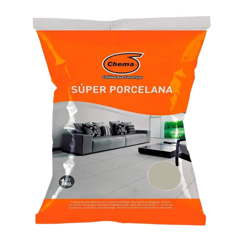 PORCELANA GRIS 1 KG CHEMA