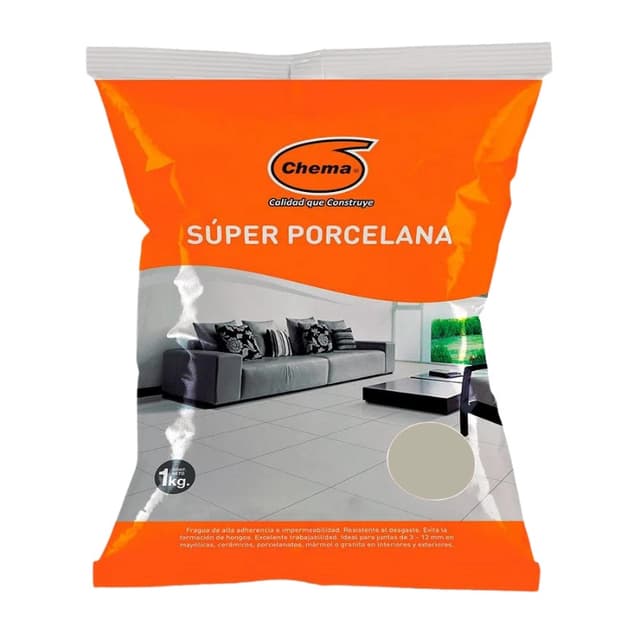 PORCELANA GRIS 1 KG CHEMA