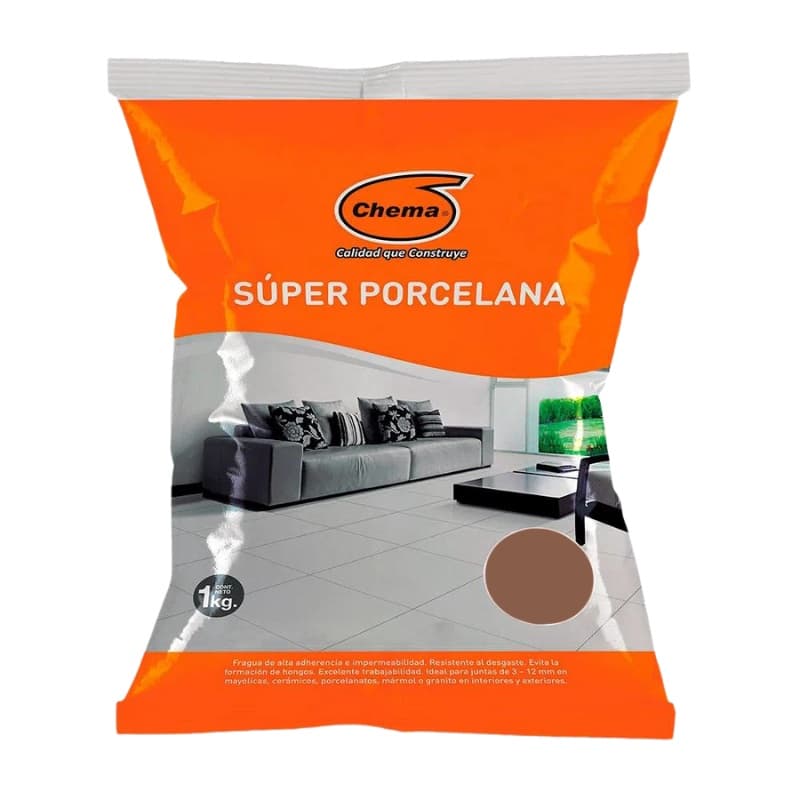 PORCELANA MARRON 1 KG CHEMA