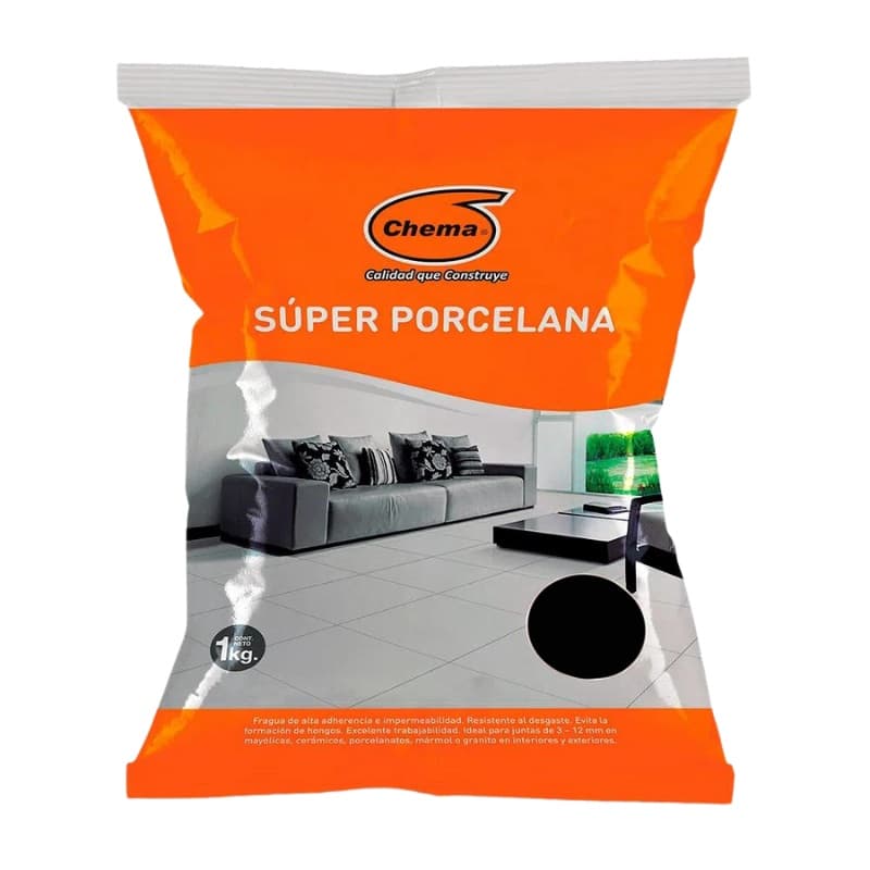 PORCELANA NEGRA 1 KG CHEMA