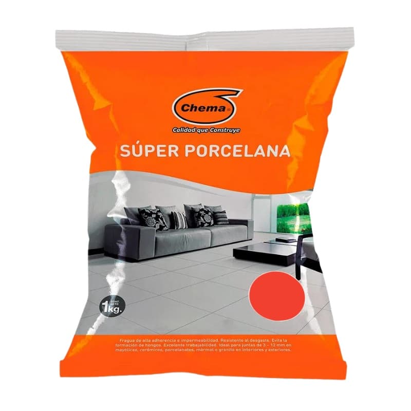 PORCELANA ROJO INTENSO 1 KG CHEMA