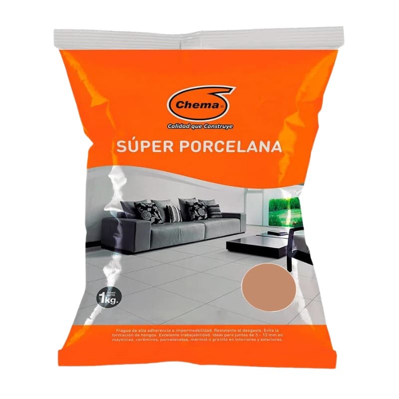 PORCELANA CASTAÑA 1 KG CHEMA